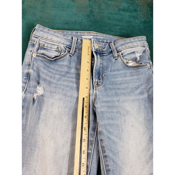 Old Navy Jeans Size 2 Womens Blue Pants Ladies Stretch Mid Rise Pop Icon Skinny - Picture 7 of 12